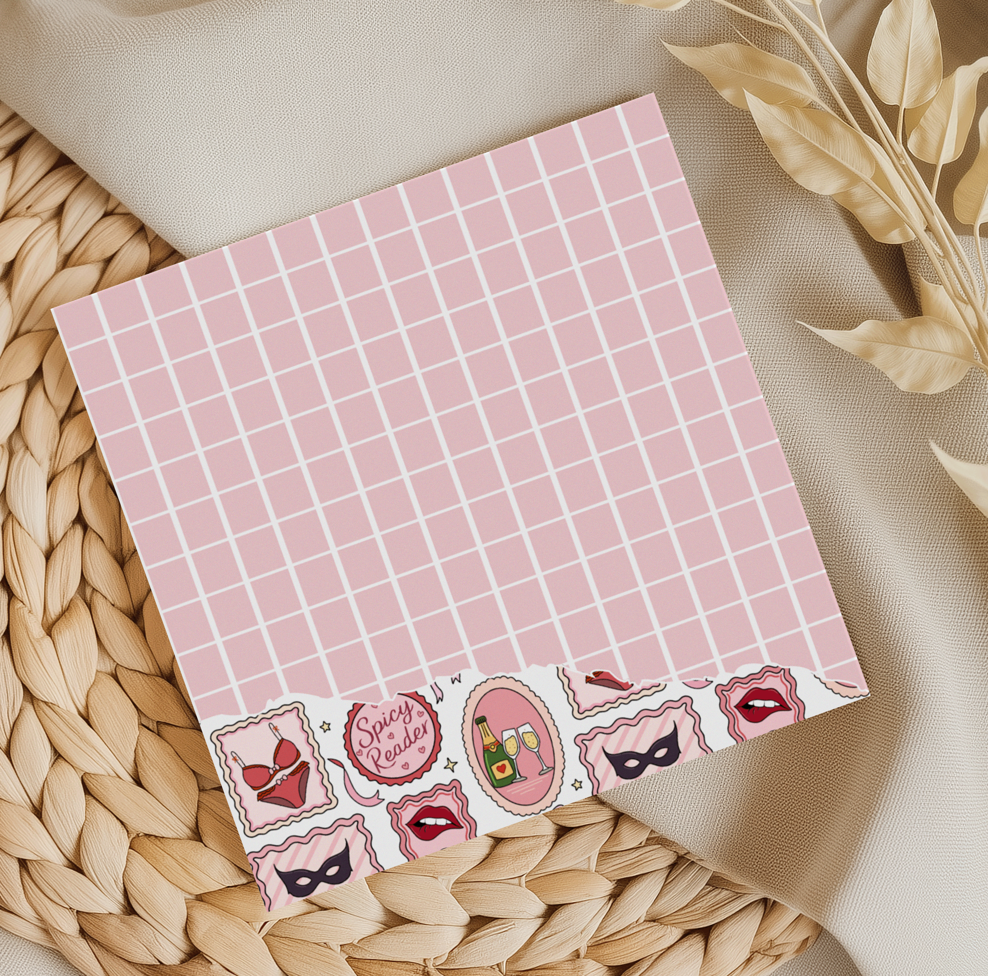 Spicy Reader Stamps Memo Pad