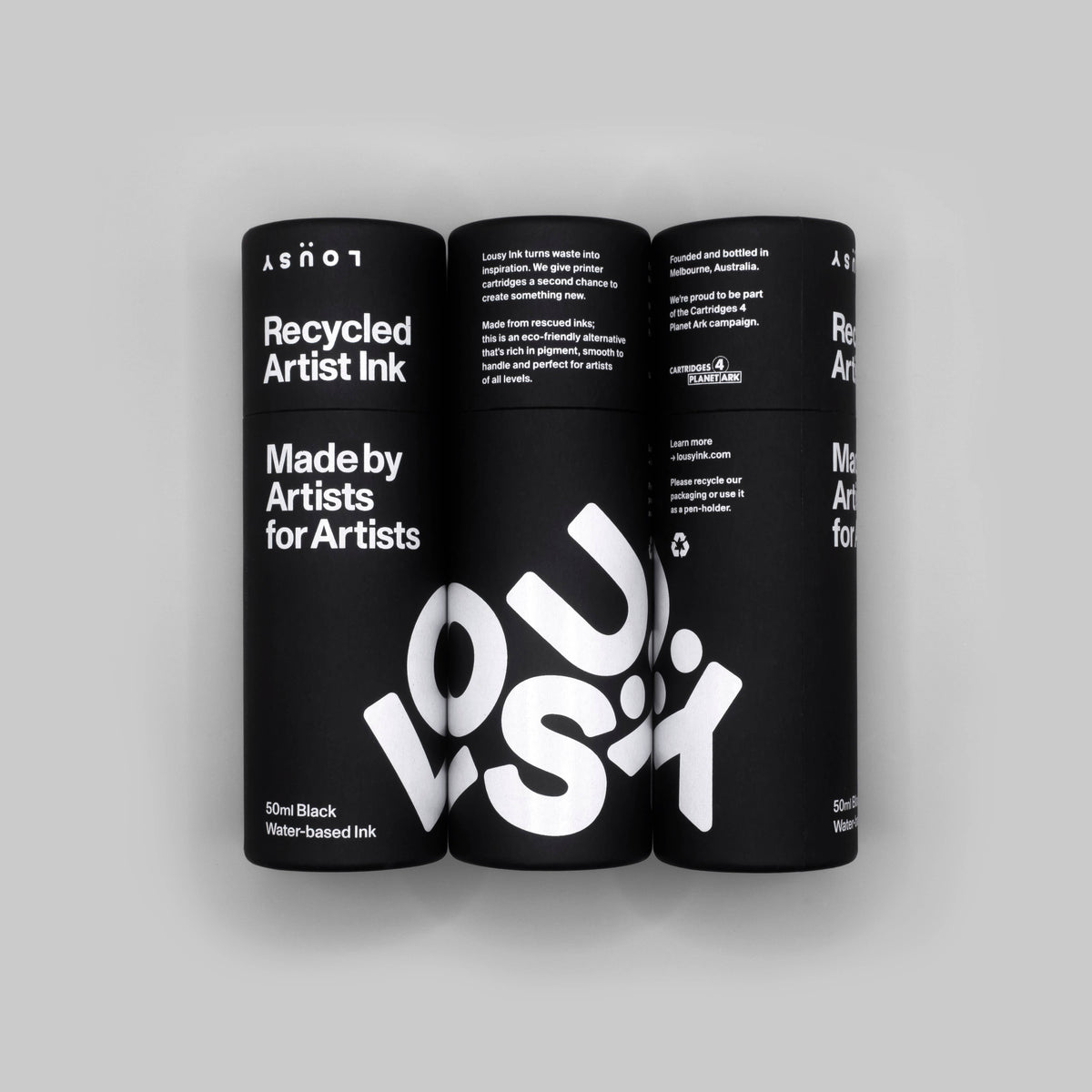 Lousy Ink — Black 50ml Recycled Artist Ink