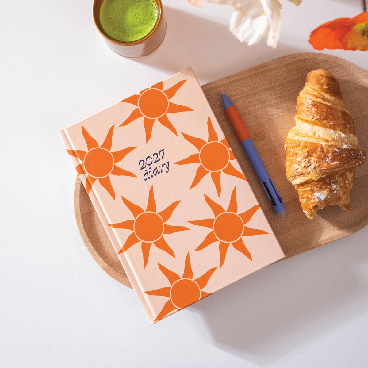 2027 Diary | A5 Hardcover Week to View | Sunbeam