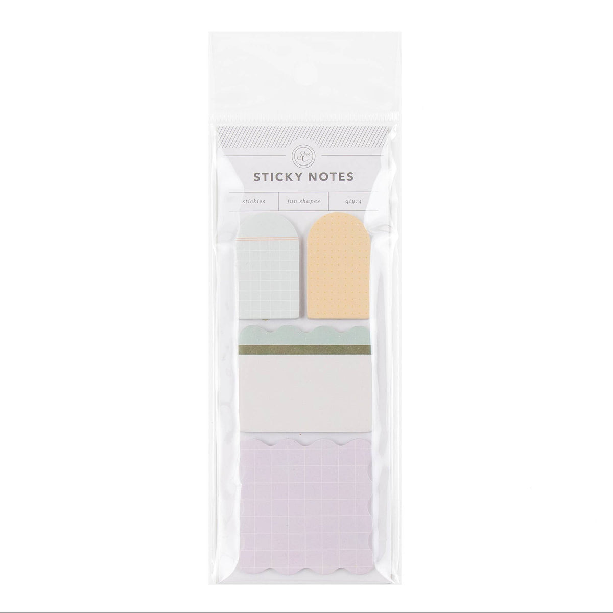 Grid Sticky Notes Set