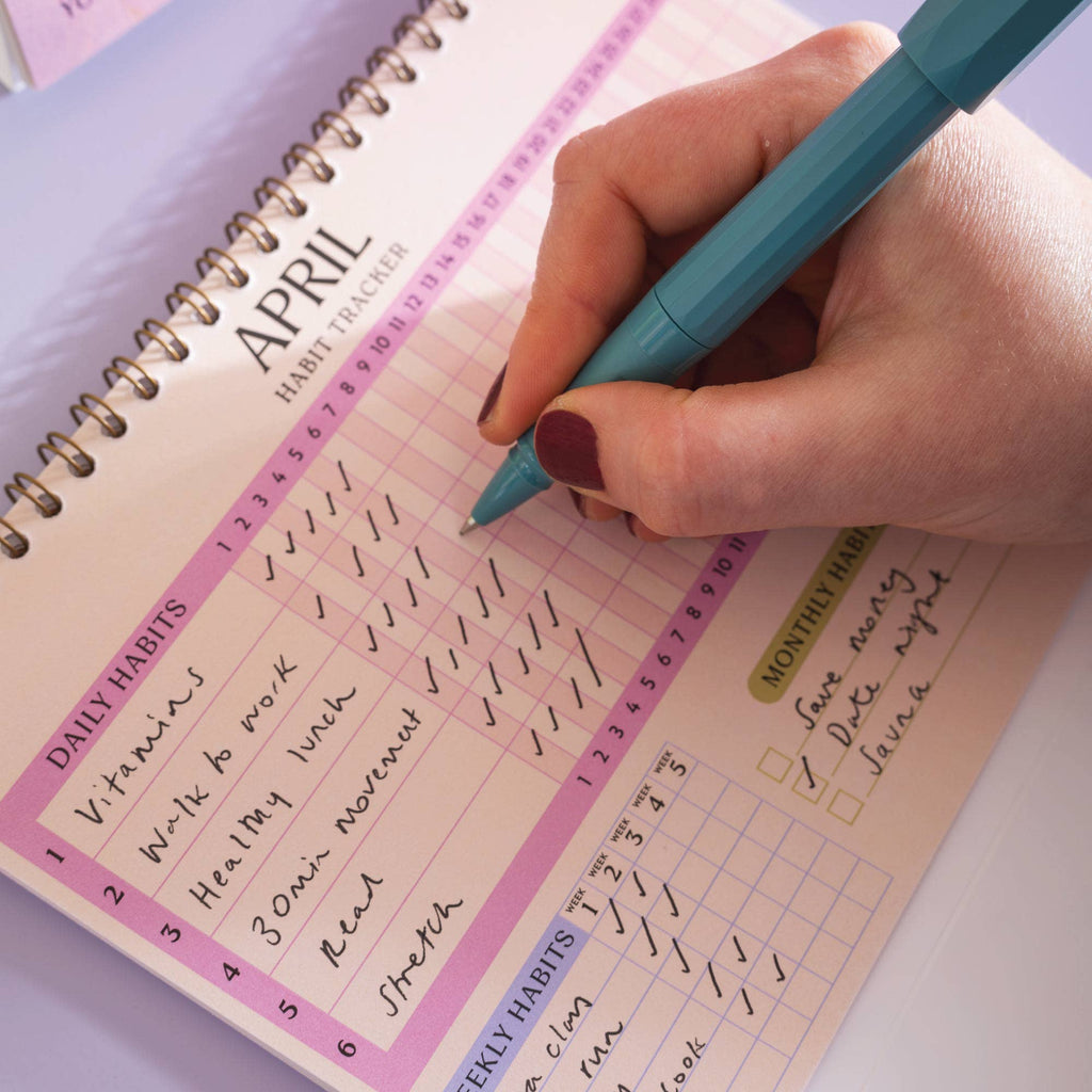 Habit Tracker | 12 Month Goal Planner | Soft Focus