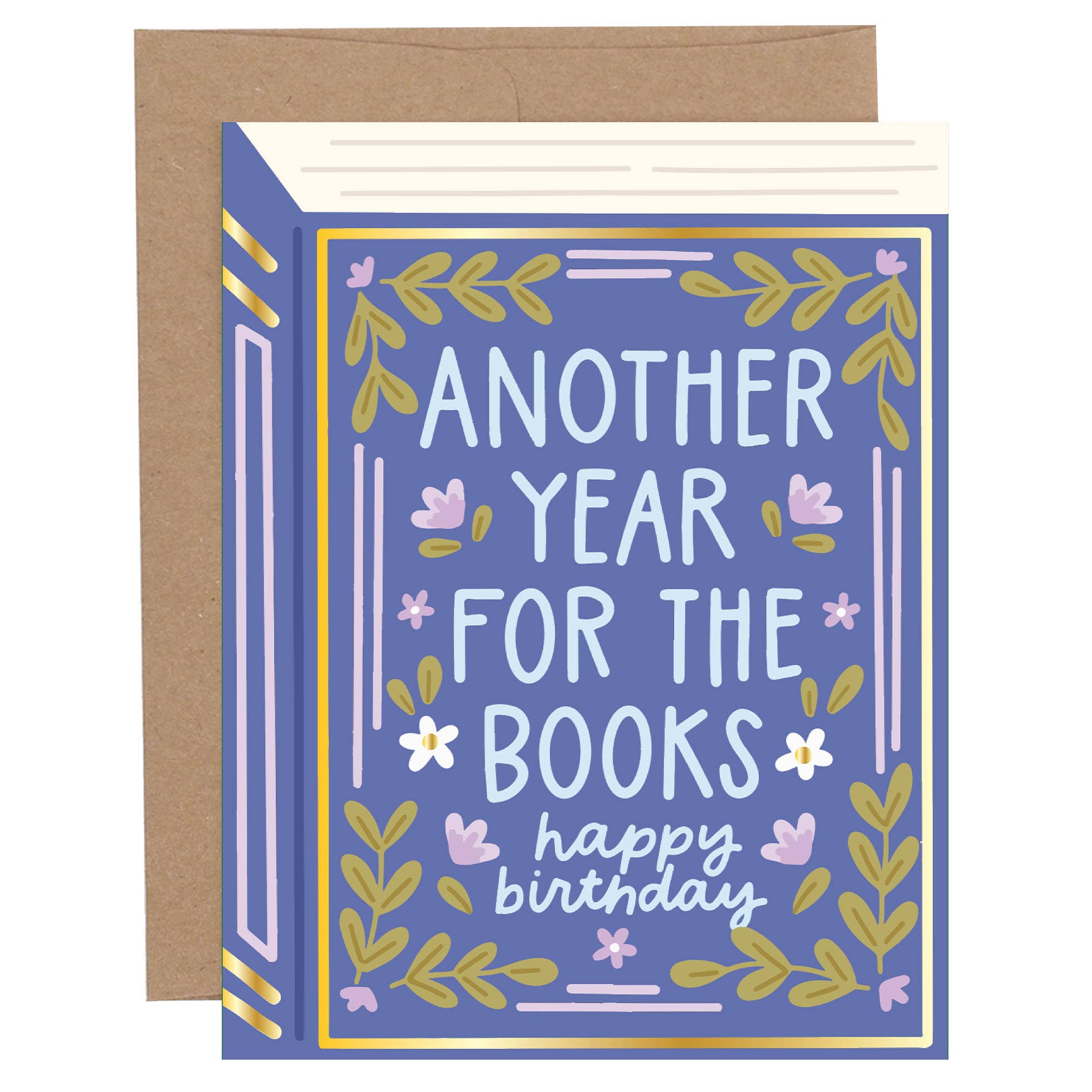 Another Year Book Birthday Greeting Card