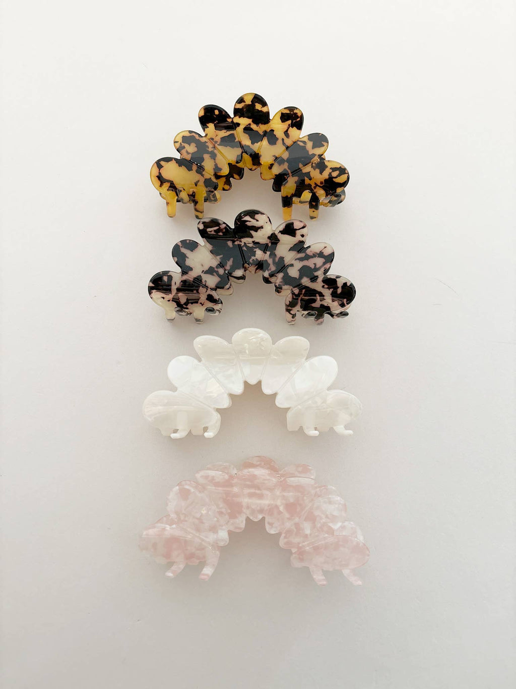 Bubble Hair Claw Clips (4col)