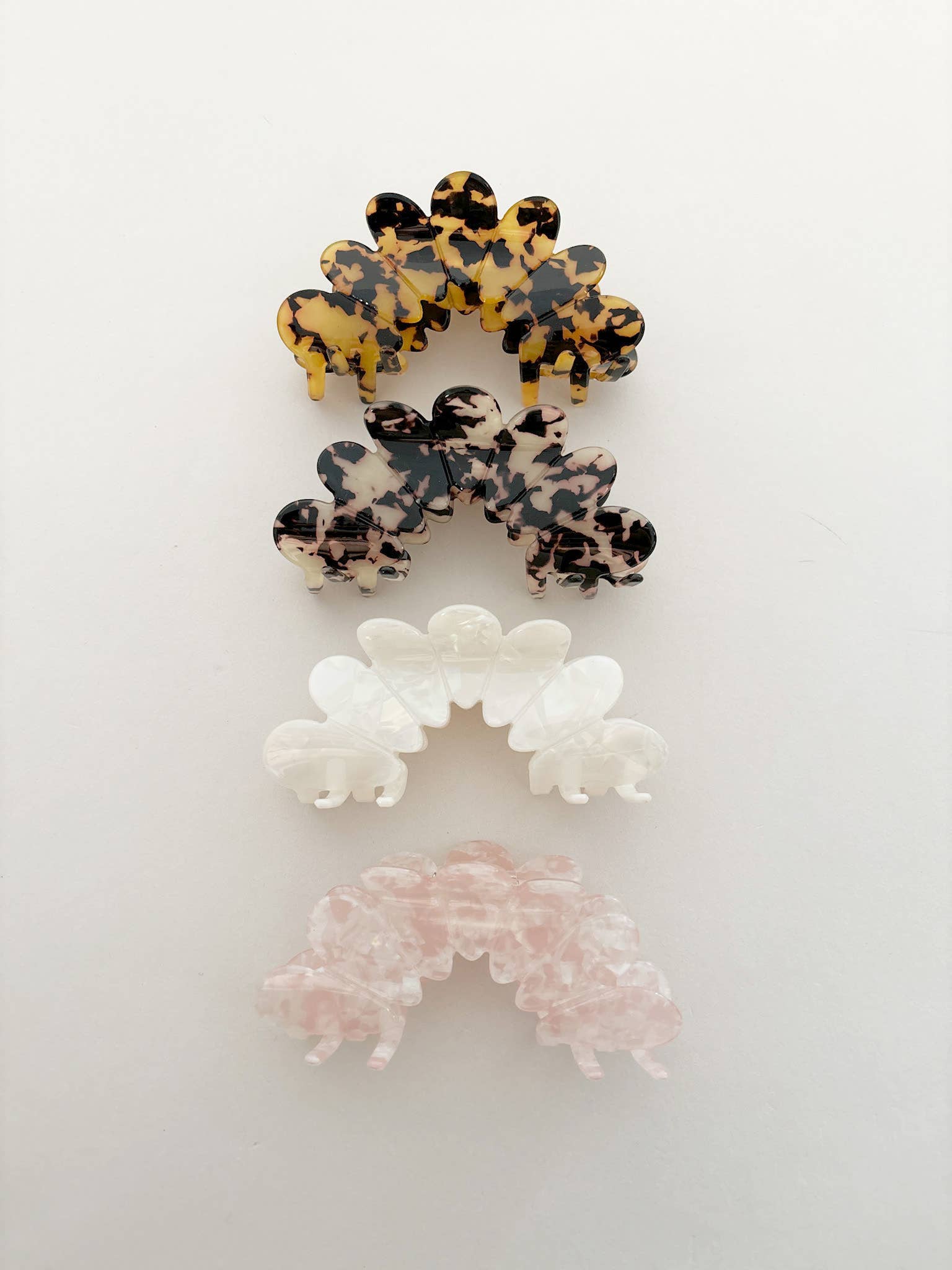 Bubble Hair Claw Clips (4col)
