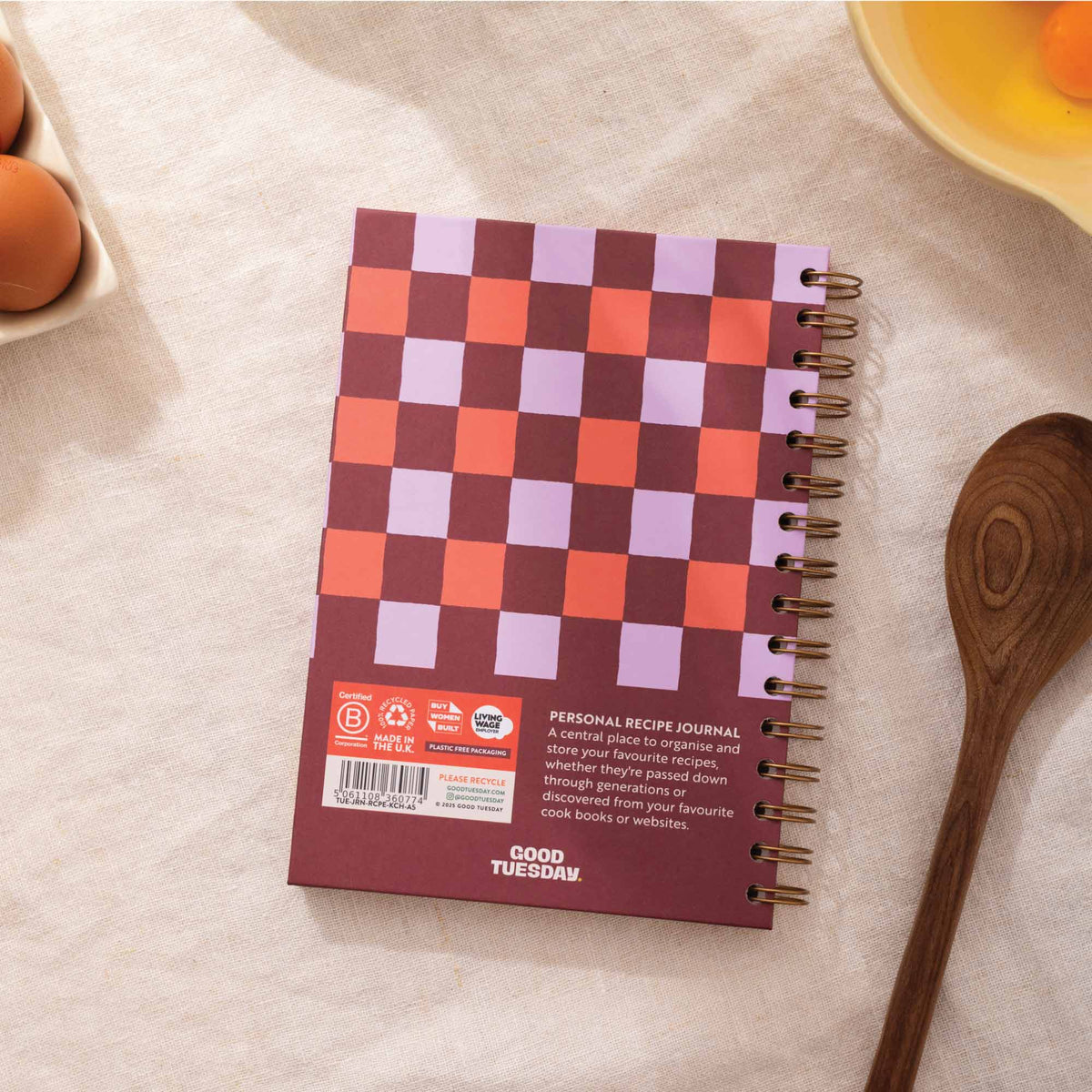 Recipe Book Journal A5 | Hardback | Kitchen Dancing