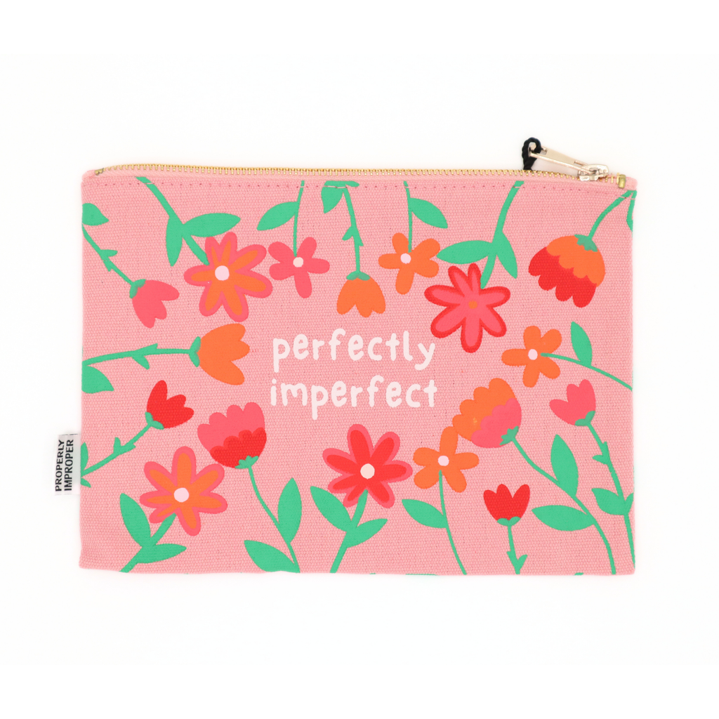 Canvas Pouch Perfectly Imperfect
