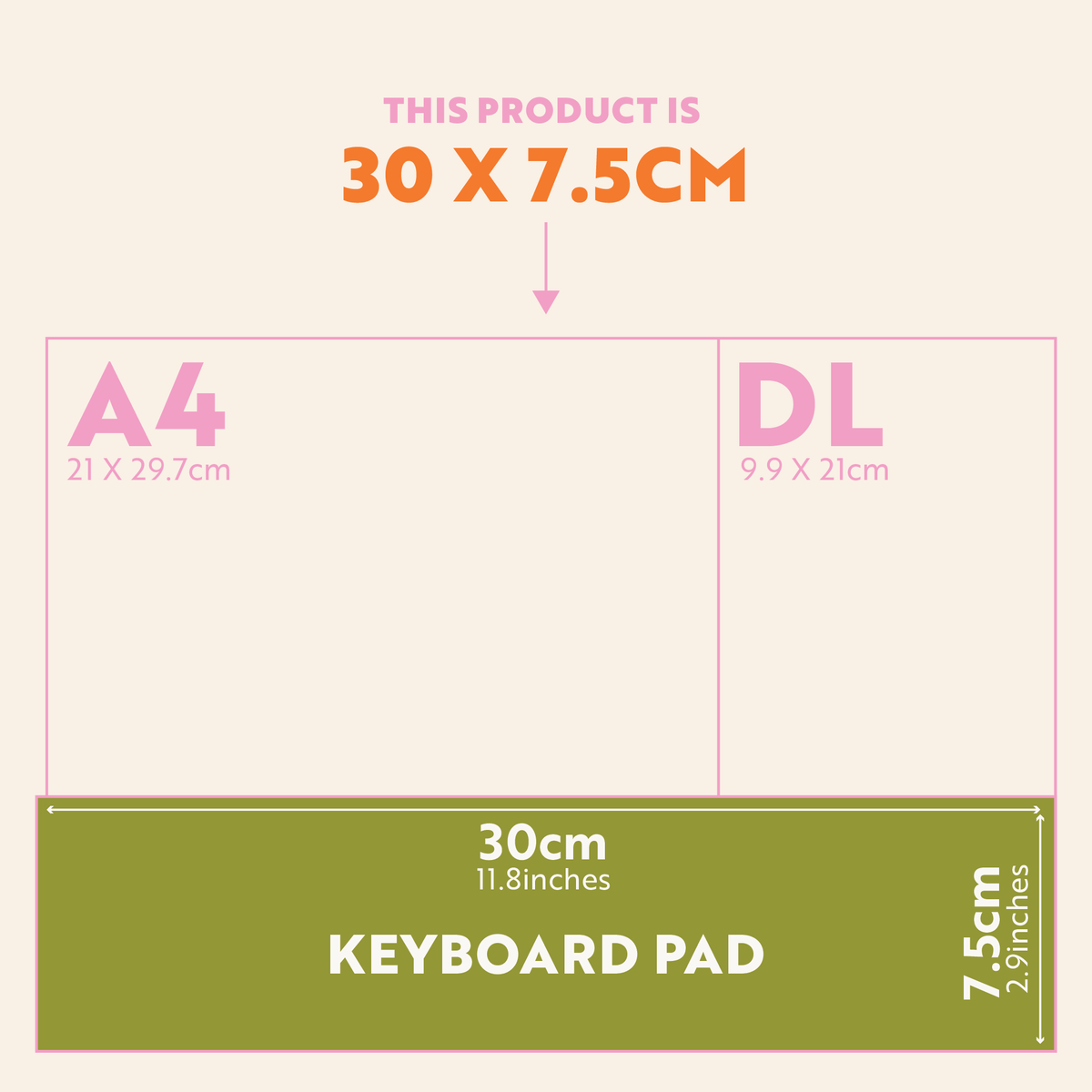Keyboard Weekly Planner Pad | Bright Arches