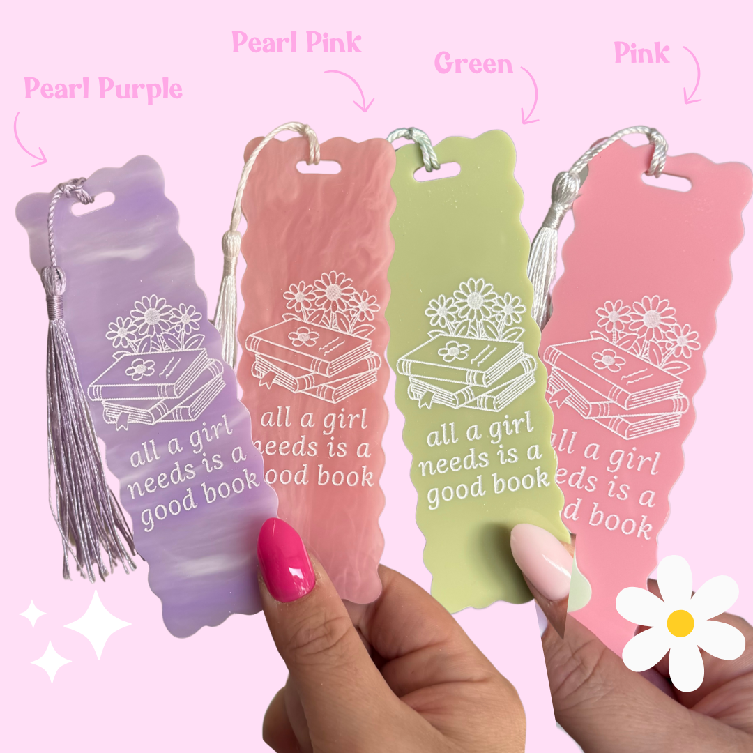 Good Book Book Mark Pearl Pink