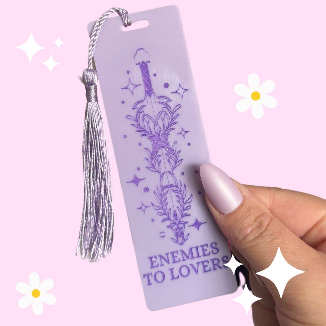 Enemies To Lovers Book Mark (Quirky, Funky, Kawaii,Y2K)