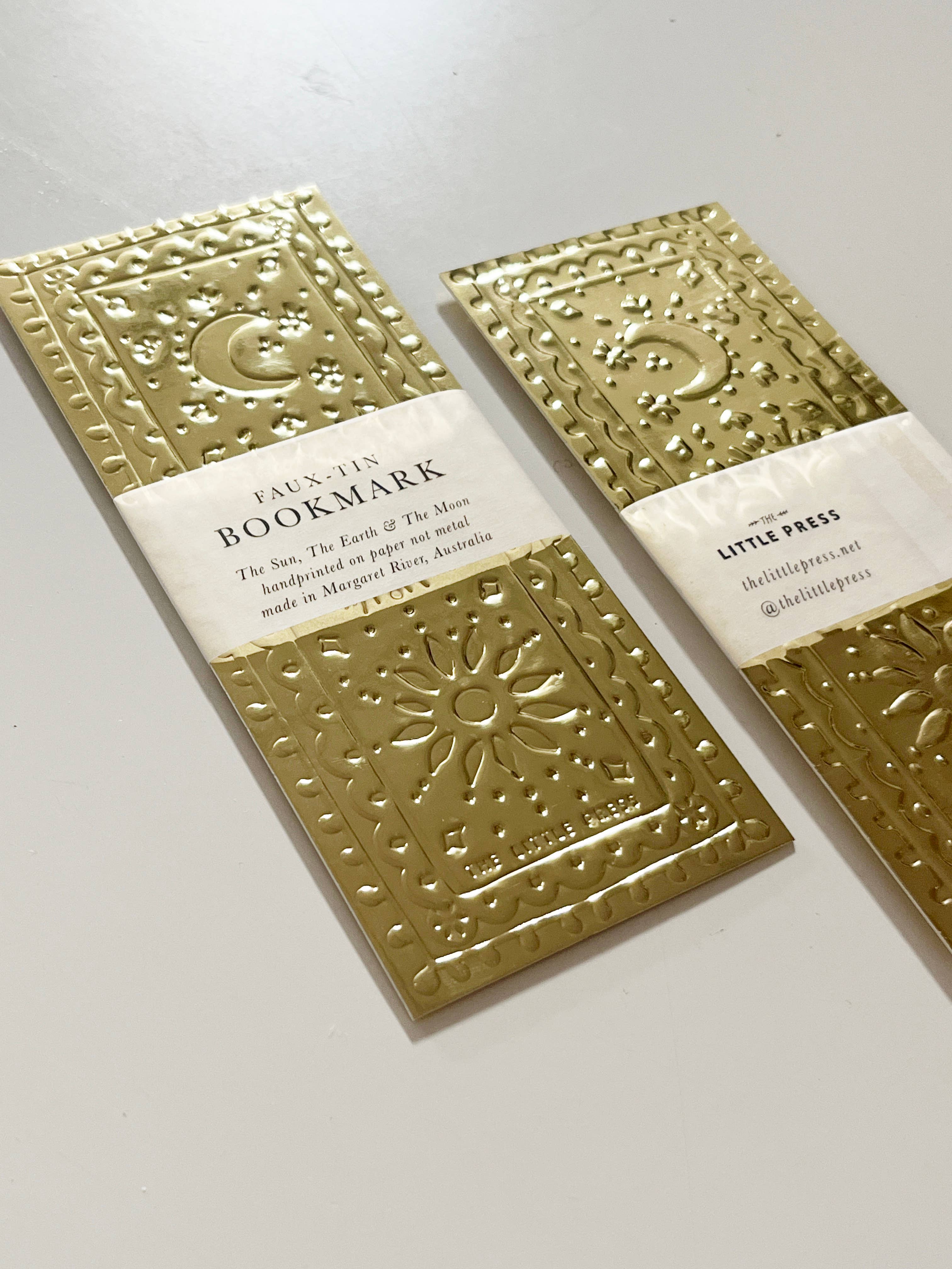 Bookmark - Faux-Tin - Gold