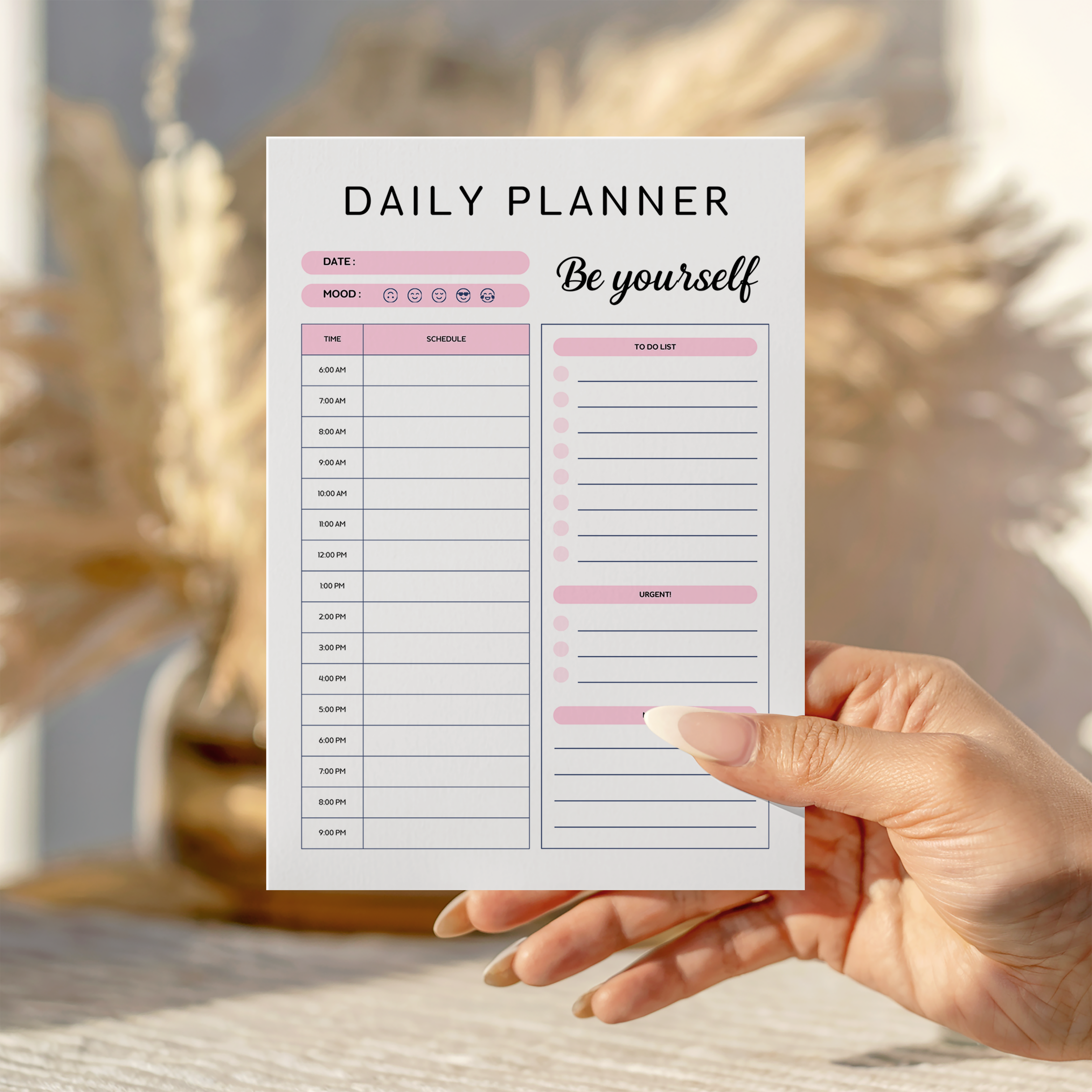 Be yourself Daily Planner Notepad