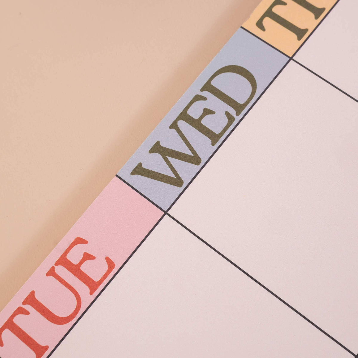 A4 Weekly Planner Pad | Scandi
