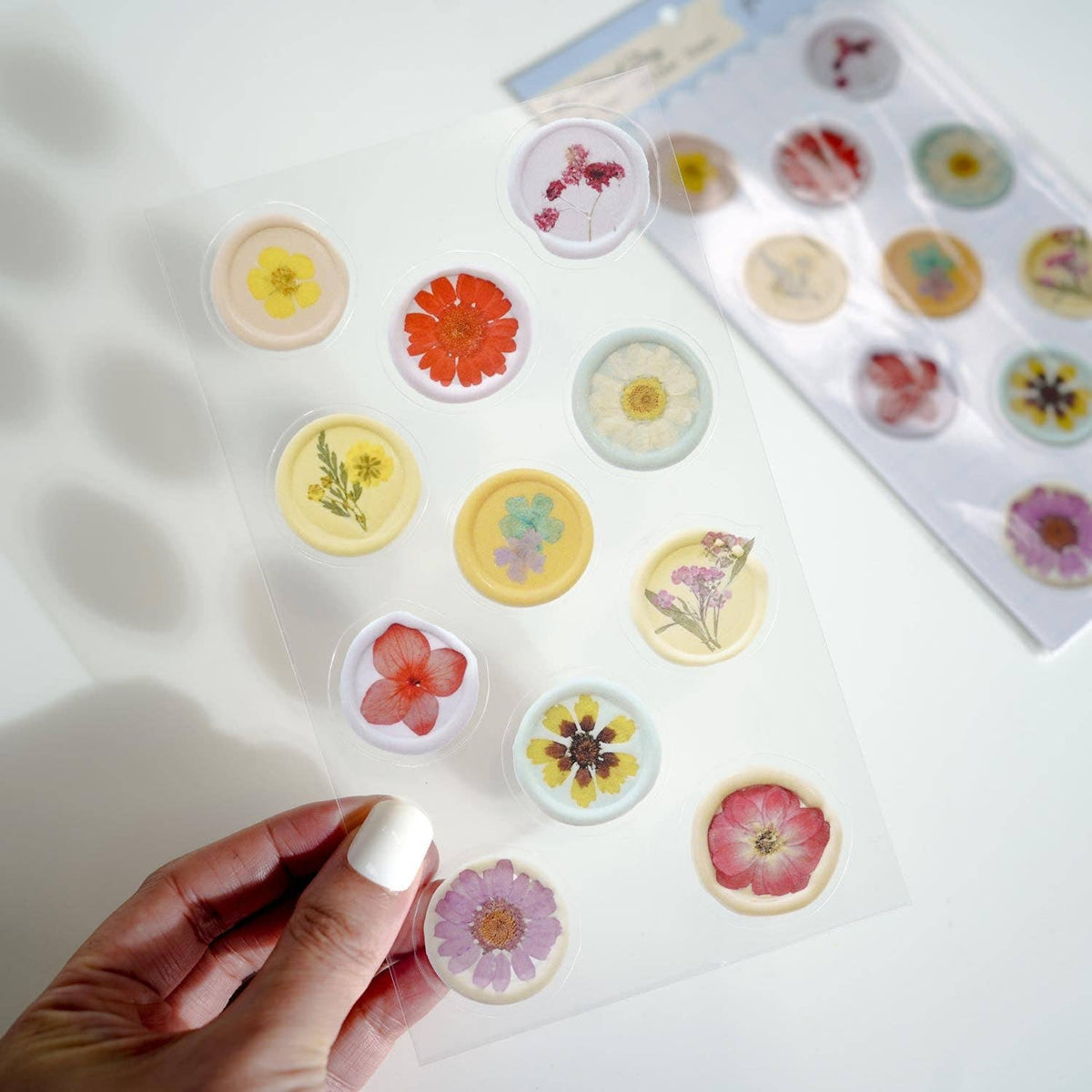 One Floral Day 'Wax Seal' Stickers Sheet | Fiona Ariva