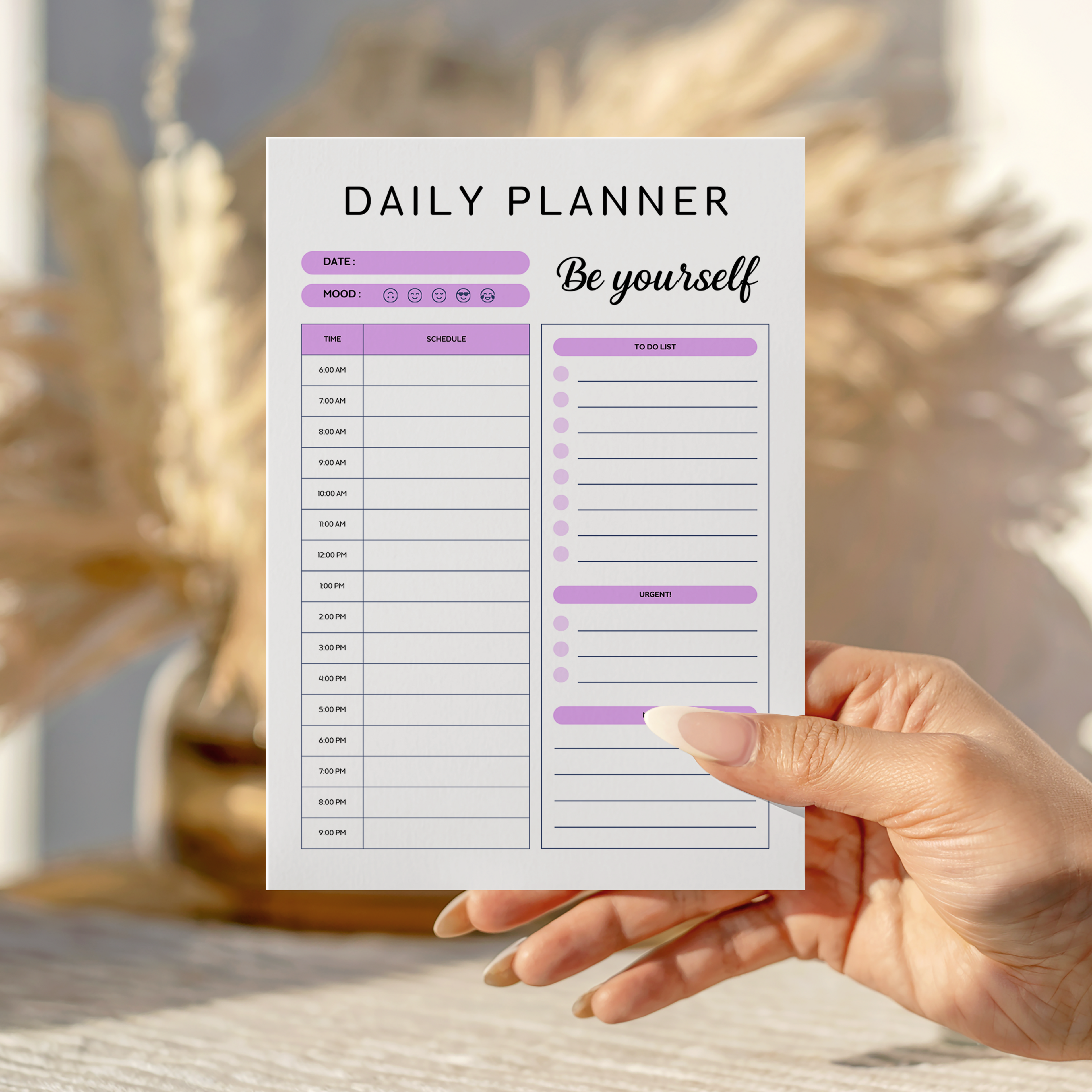 Be yourself Daily Planner Notepad