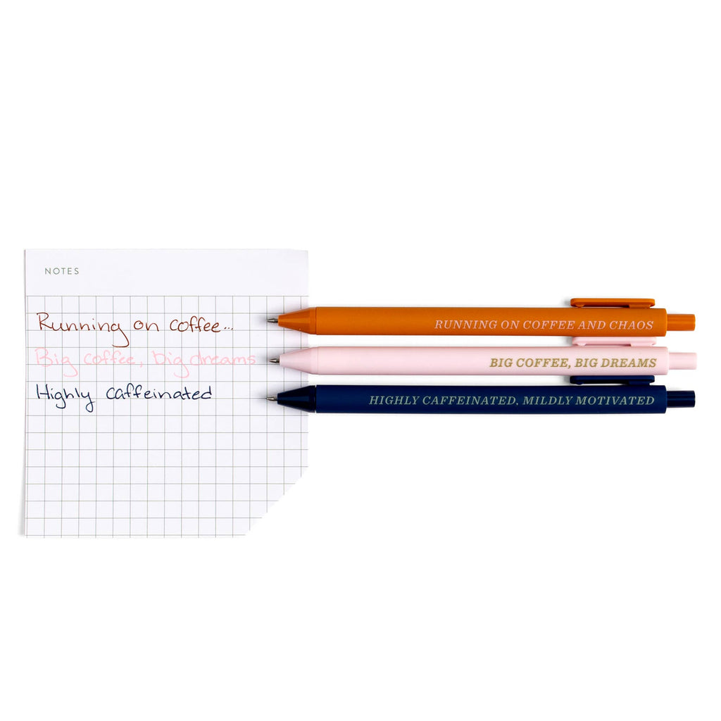 The Highly Caffeinated Gel Pen Set
