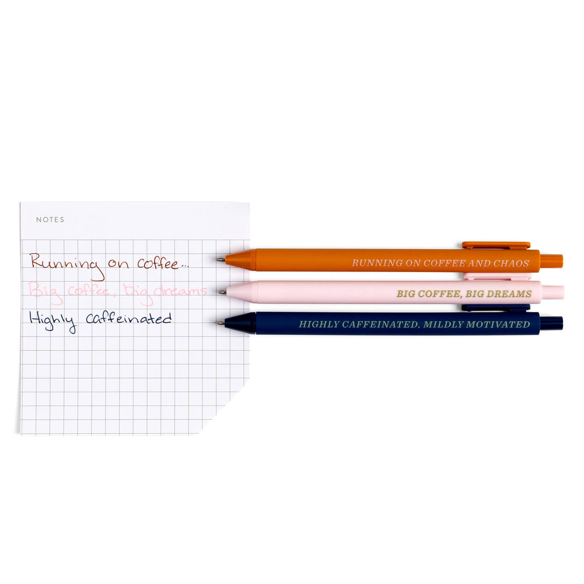 The Highly Caffeinated Gel Pen Set