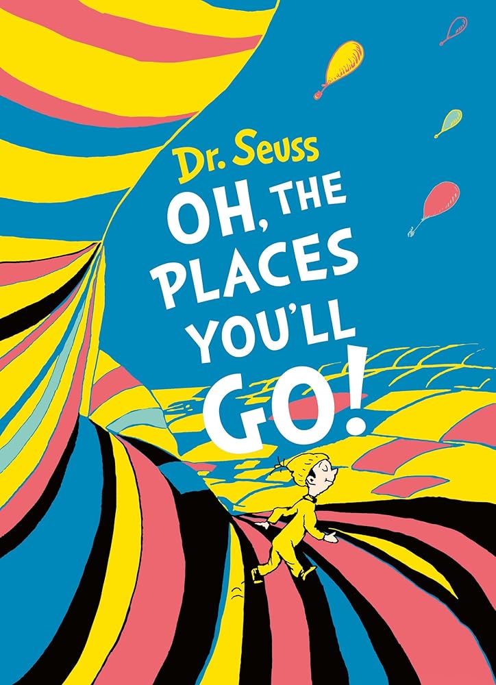Dr Seuss' Oh, The Places You'll Go - Deluxe Gift Edition: A beloved Sunday Times bestselling classic adventure book for children ages 3 to 7 (Book & CD) cover image