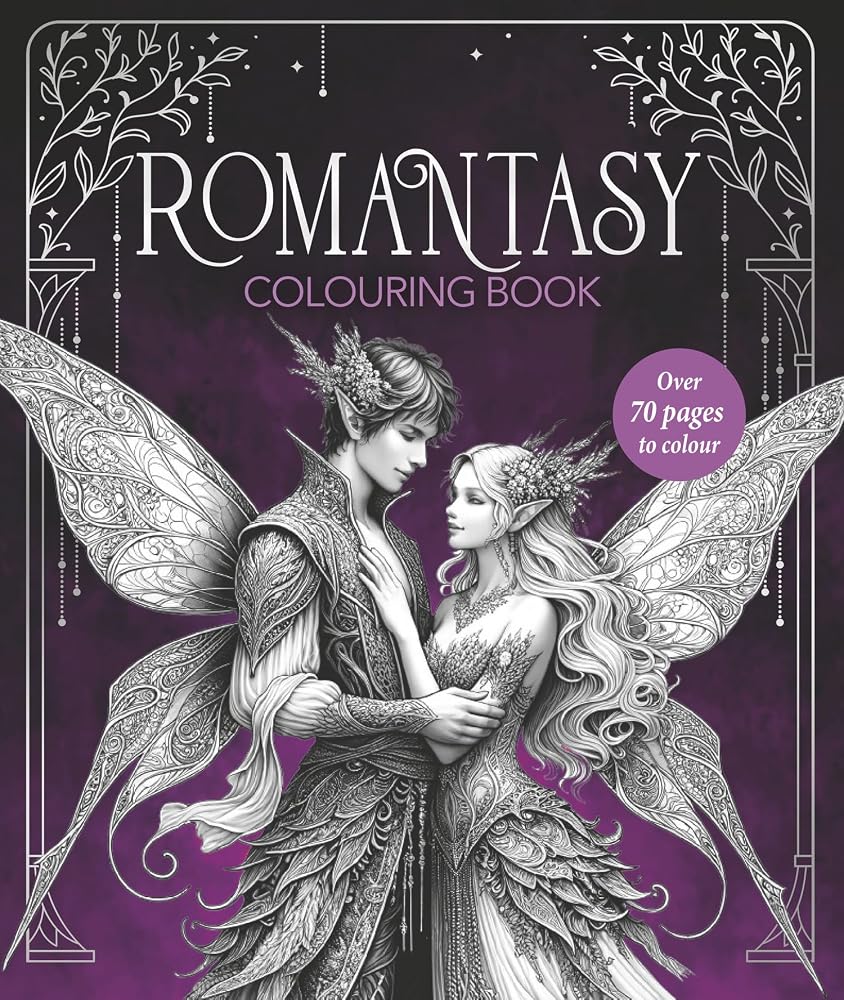Romantasy Colouring Book cover image