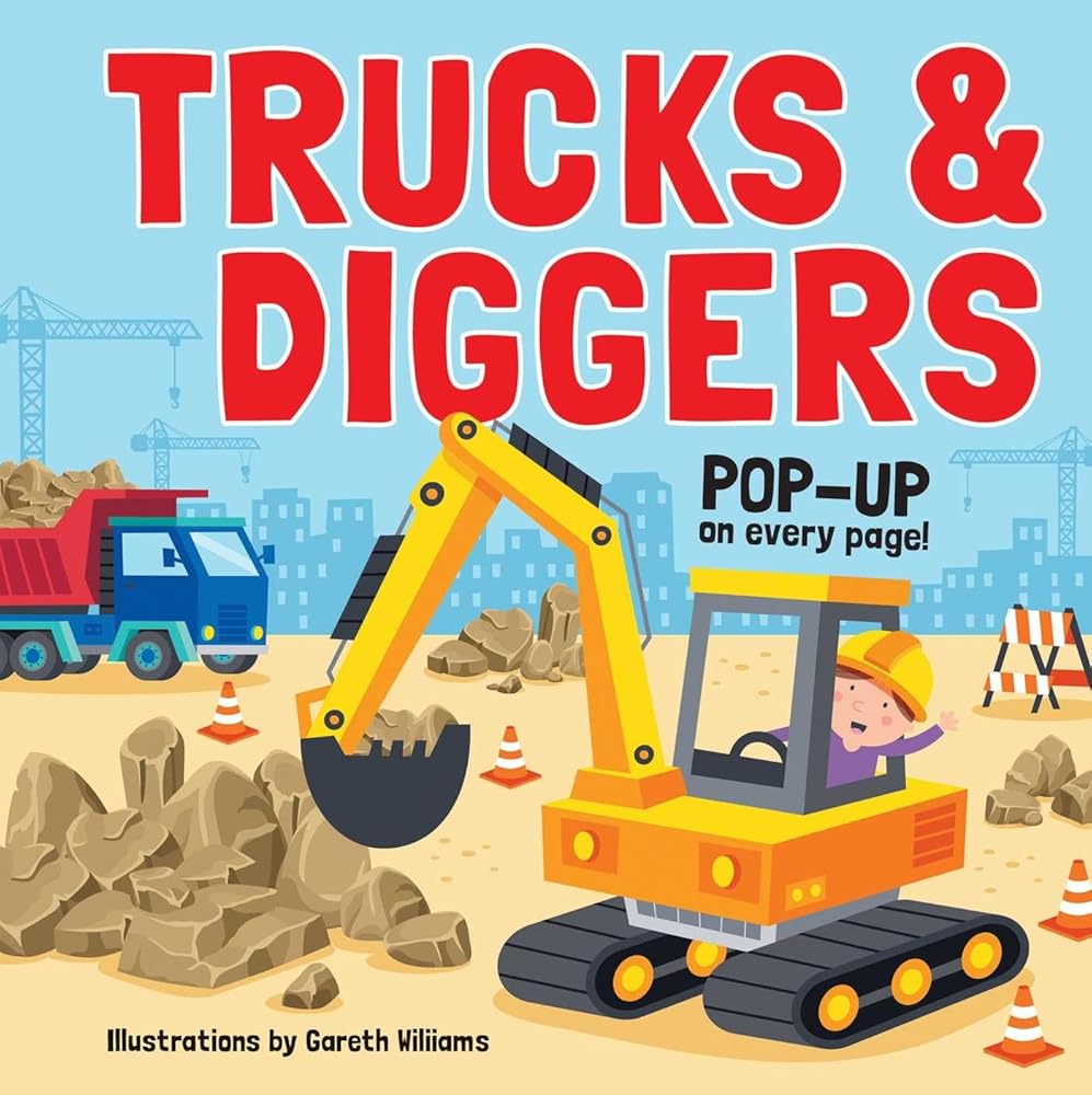 Trucks & Diggers: Pop-Up Book cover image