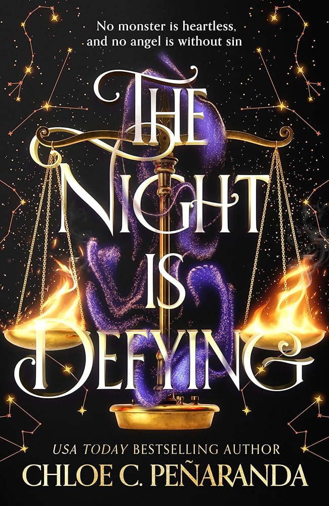 The Night is Defying: The UNMISSABLE second book of the Nytefall trilogy, an epic dark romantasy with star-crossed lovers - as seen on TikTok! cover image
