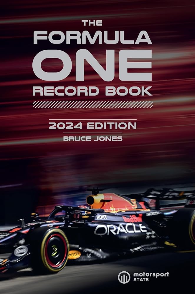 The Formula One Record Book 2024: Every race result, team & driver stats, all-time records cover image