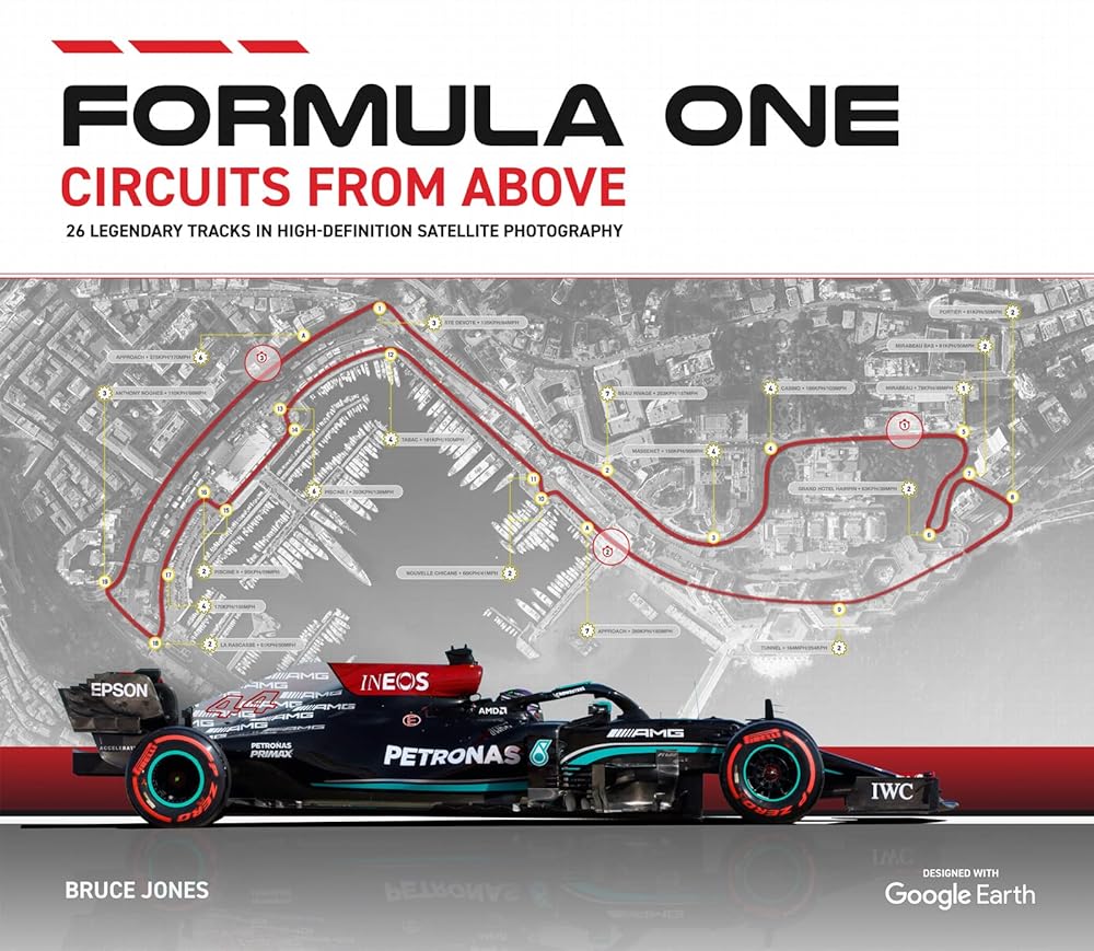 Formula One Circuits From Above: Legendary Tracks in High-Definition Satellite Photography cover image