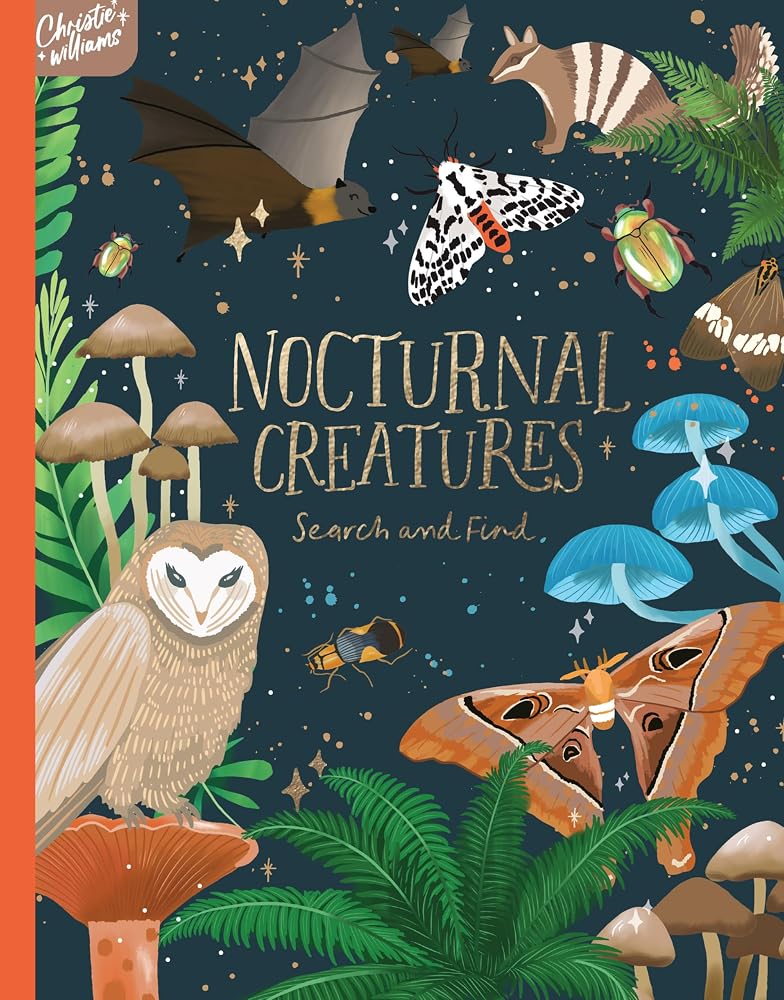 Nocturnal Creatures Search and Find: Search and Find Book cover image