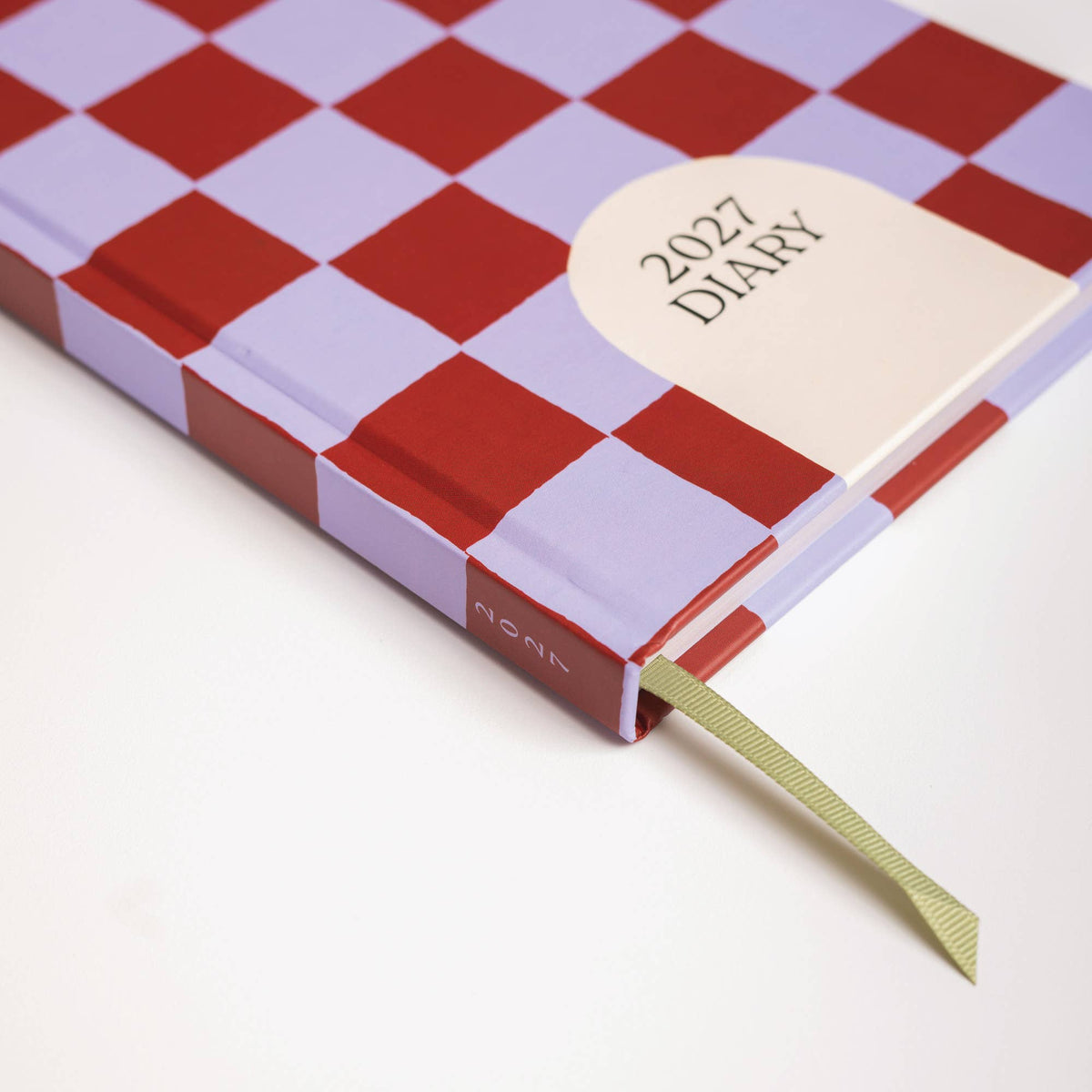 2027 Diary | A5 Hardcover Week to View | Blue Berry Check