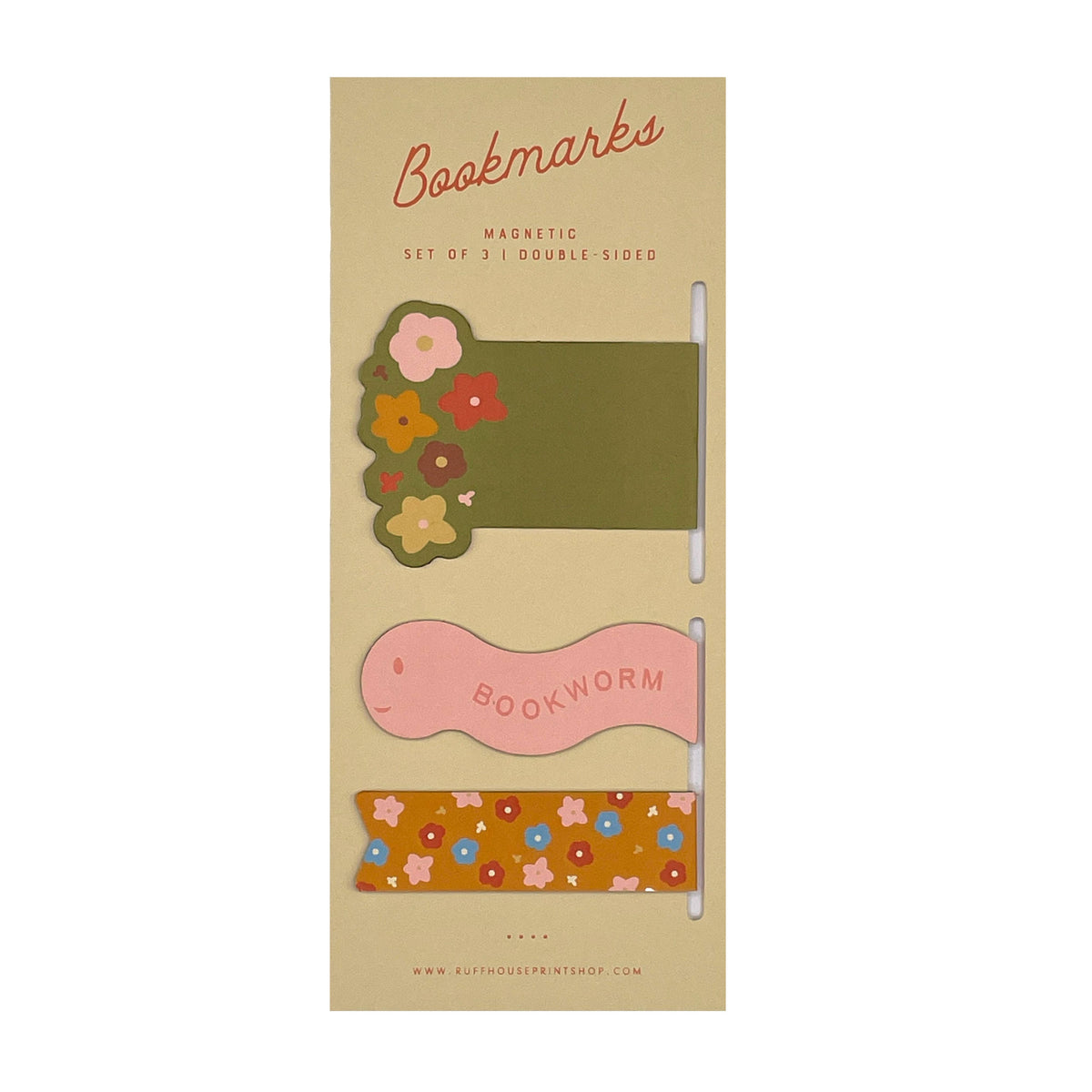 Garden Flower Magnetic Bookmark Set