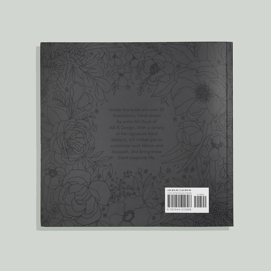 Bloom: Adult Coloring Book with Velvet Pages