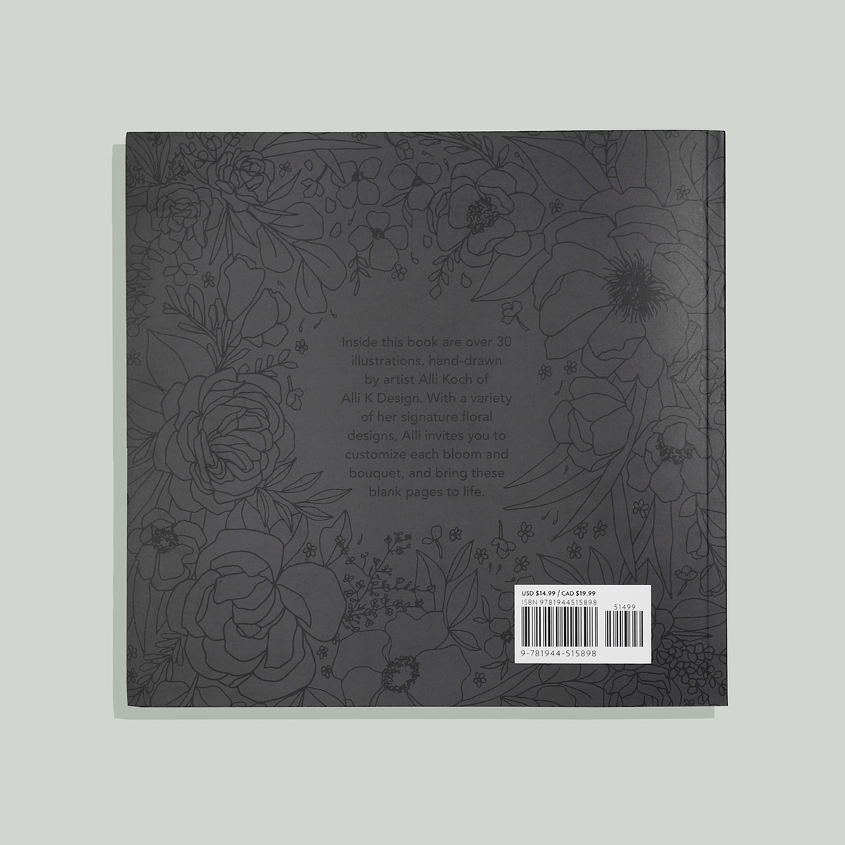 Bloom: Adult Coloring Book with Velvet Pages