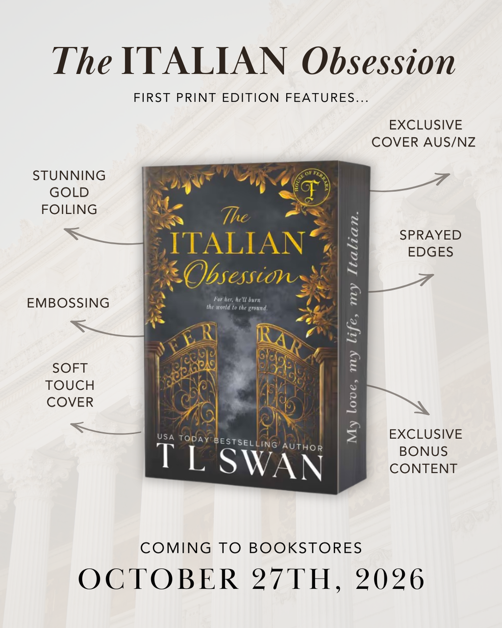 The Italian Obsession (House of Ferrara): ANZ Exclusive PRE ORDER