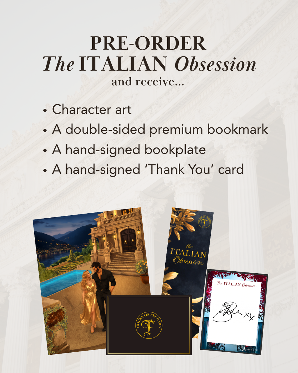 The Italian Obsession (House of Ferrara): ANZ Exclusive PRE ORDER