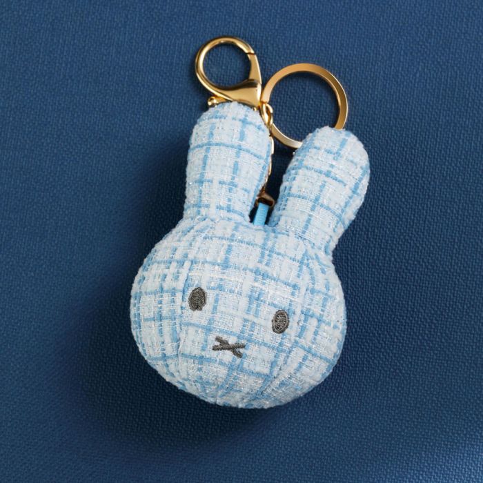 MIFFY PLUSH KEYRING BLUE