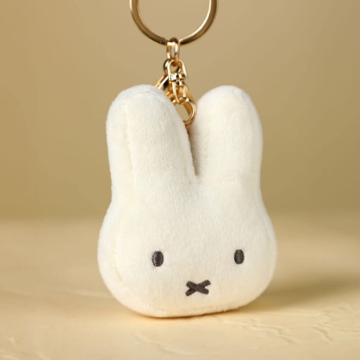 MIFFY 2D PLUSH KEYRING WHITE