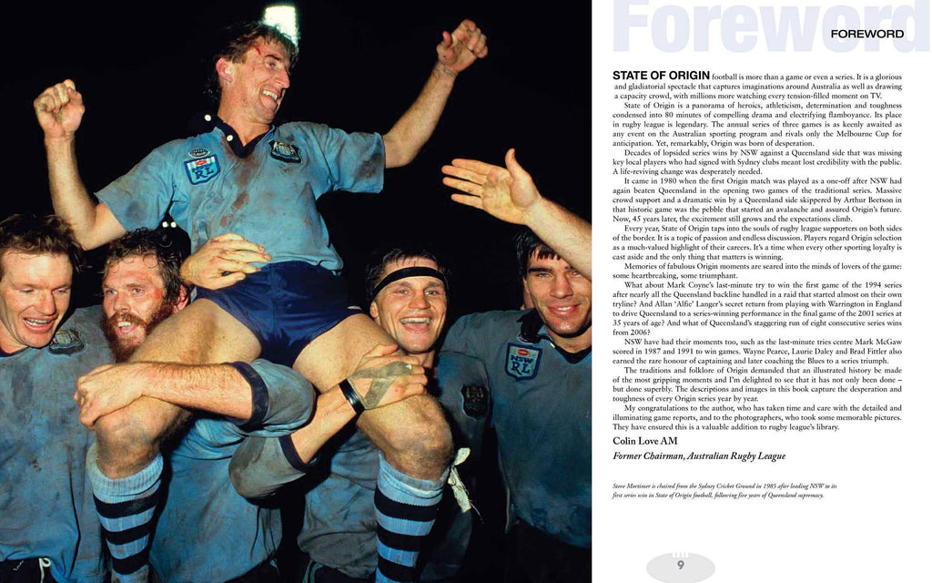 State of Origin 45 Years Hardcover