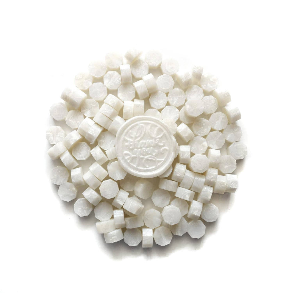 Pearl White 100pcs sealing wax beads