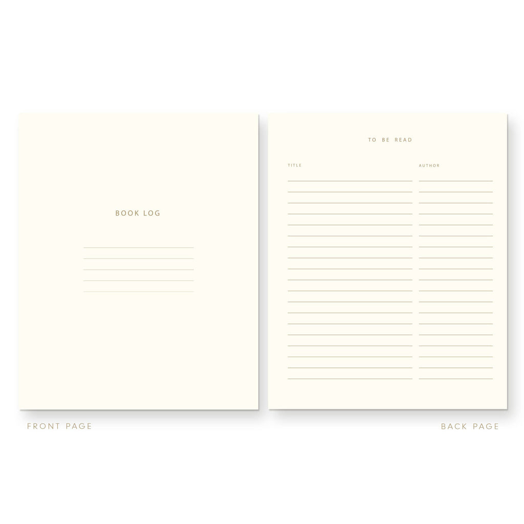 Book Club Member Book Log Reading Journal: Deep Blue Cover | White Ink