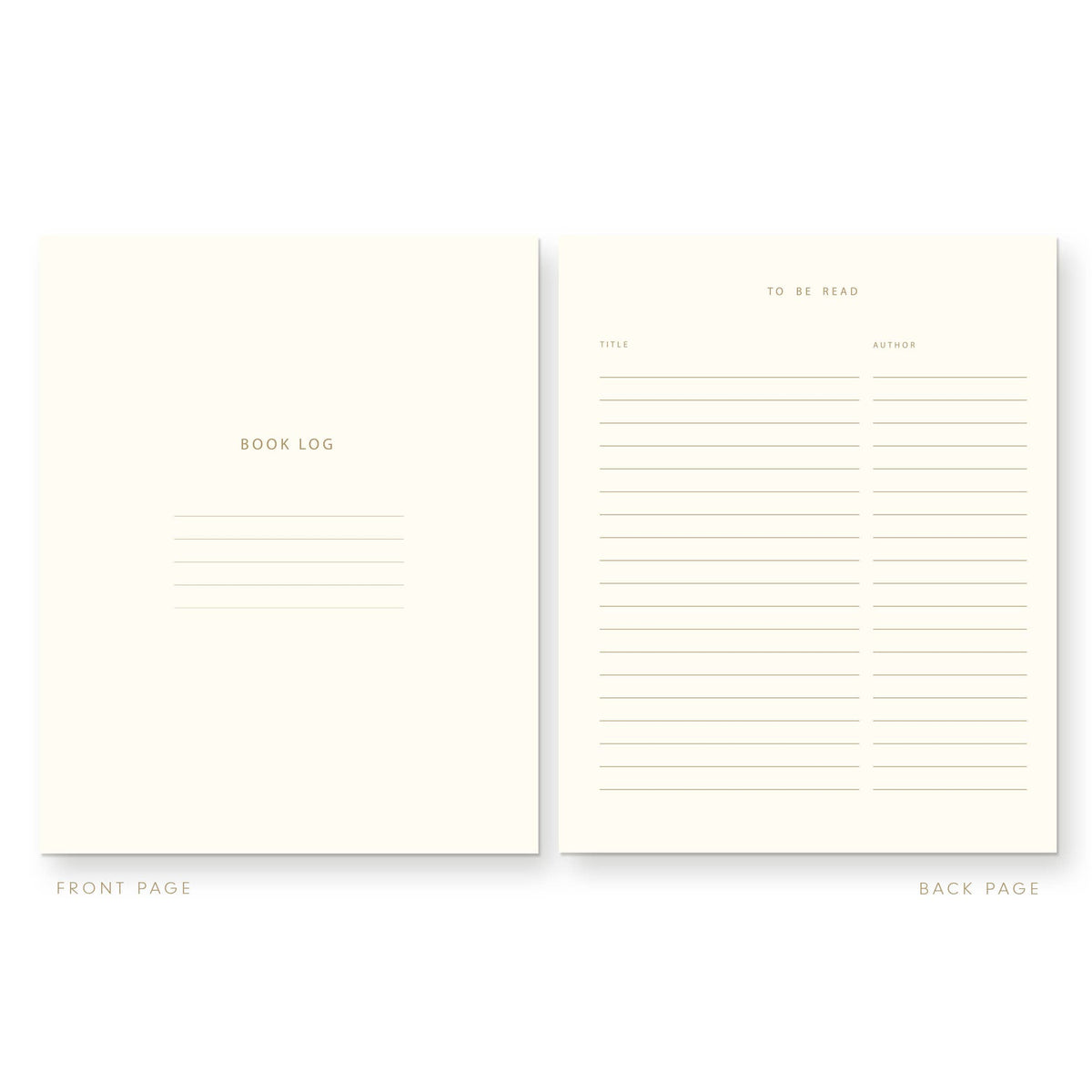 Book Club Member Book Log Reading Journal: Deep Blue Cover | White Ink