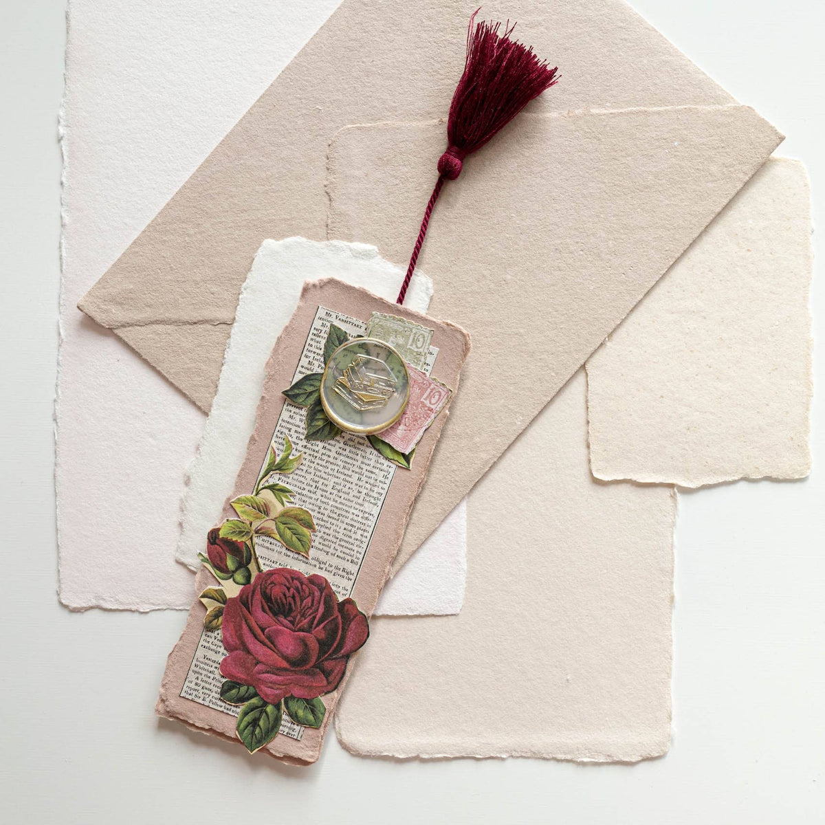 Stack of Books wax seal stamp