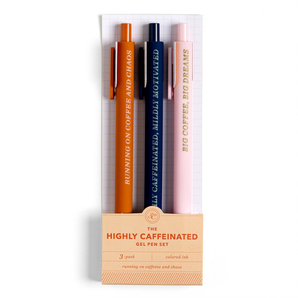 The Highly Caffeinated Gel Pen Set