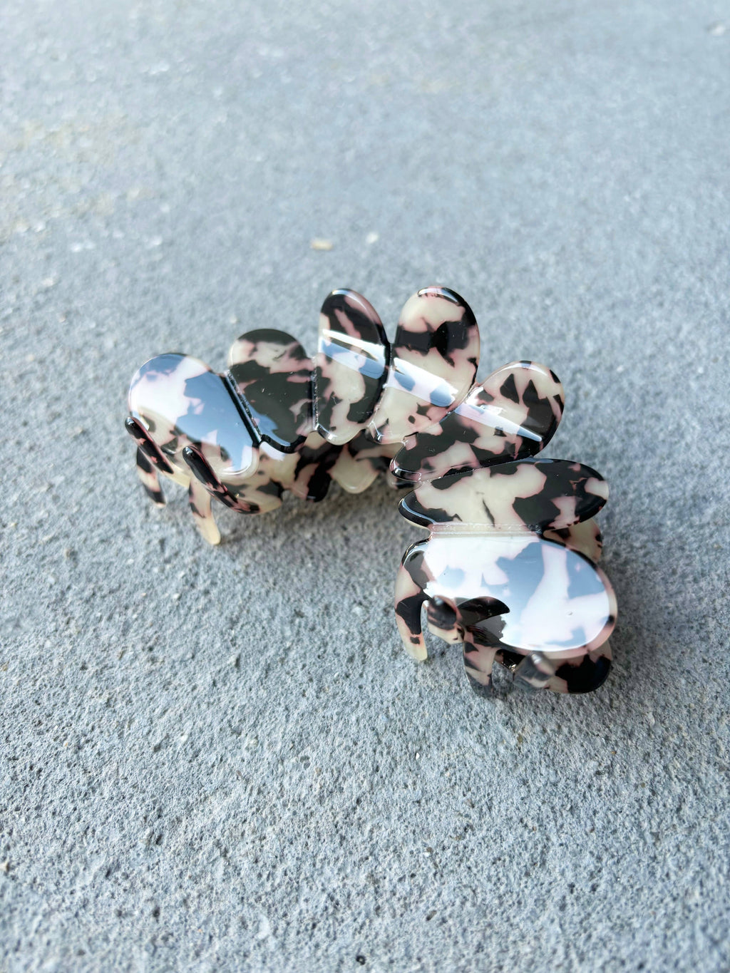 Bubble Hair Claw Clips (4col)