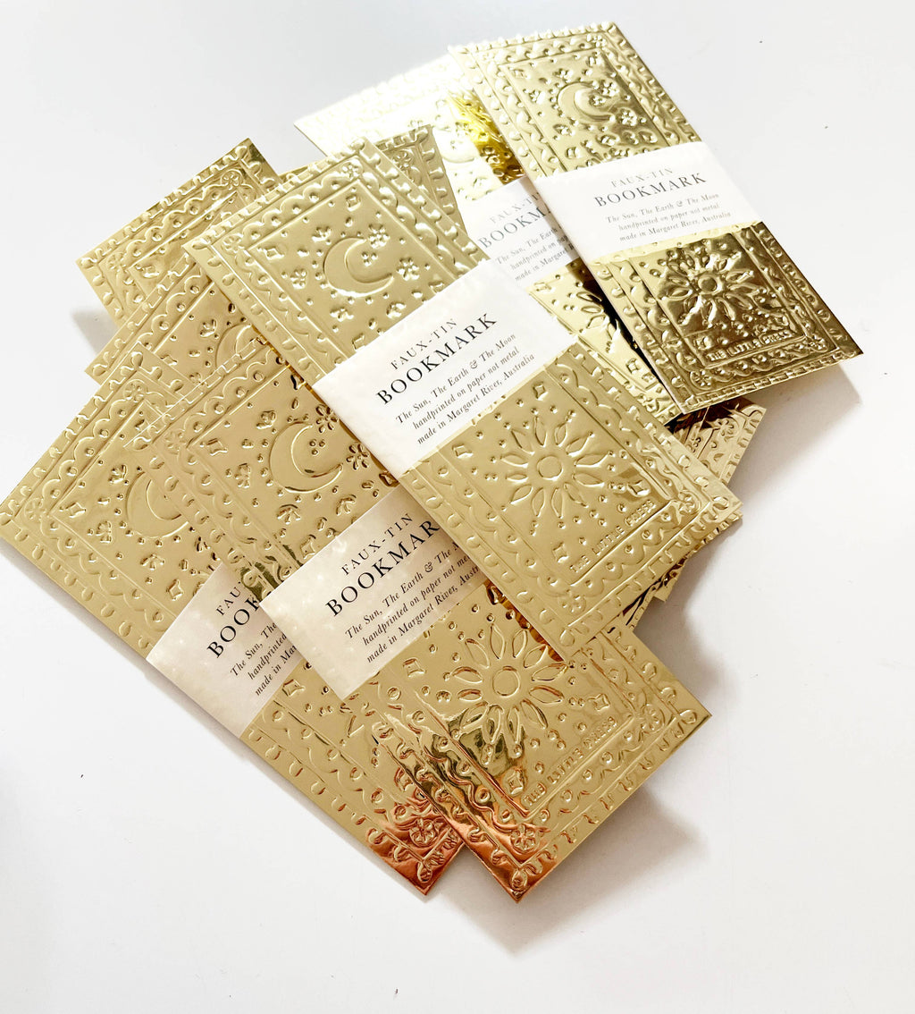 Bookmark - Faux-Tin - Gold