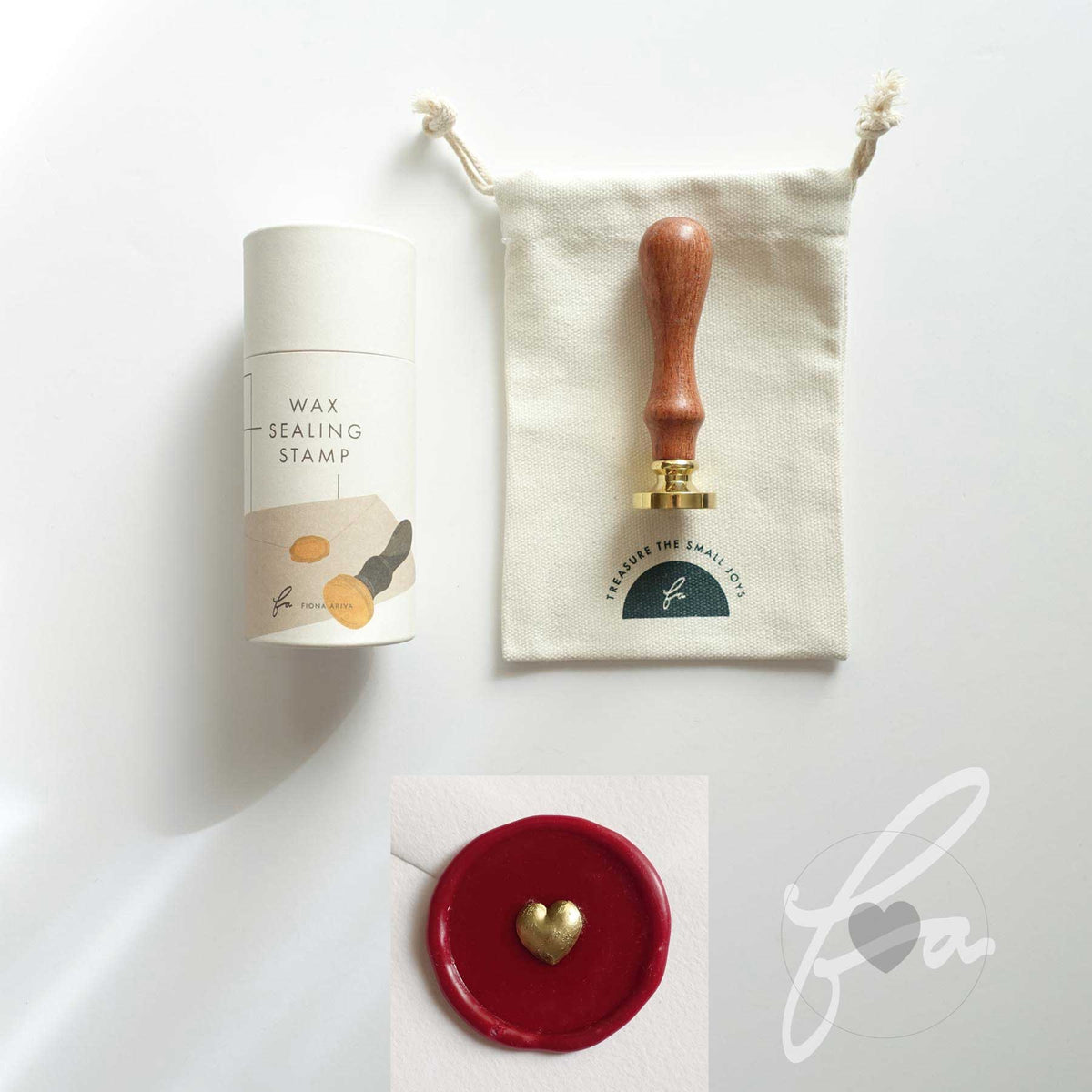 Love Heart 3D wax seal stamp