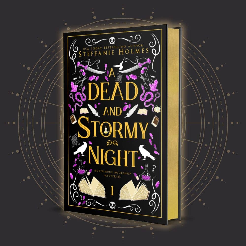 LIMITED EDITION A Dead and Stormy Night - SIGNED hardcover luxe edition