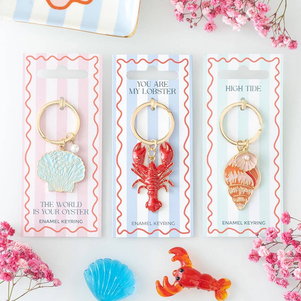 The World is Your Oyster Keyring