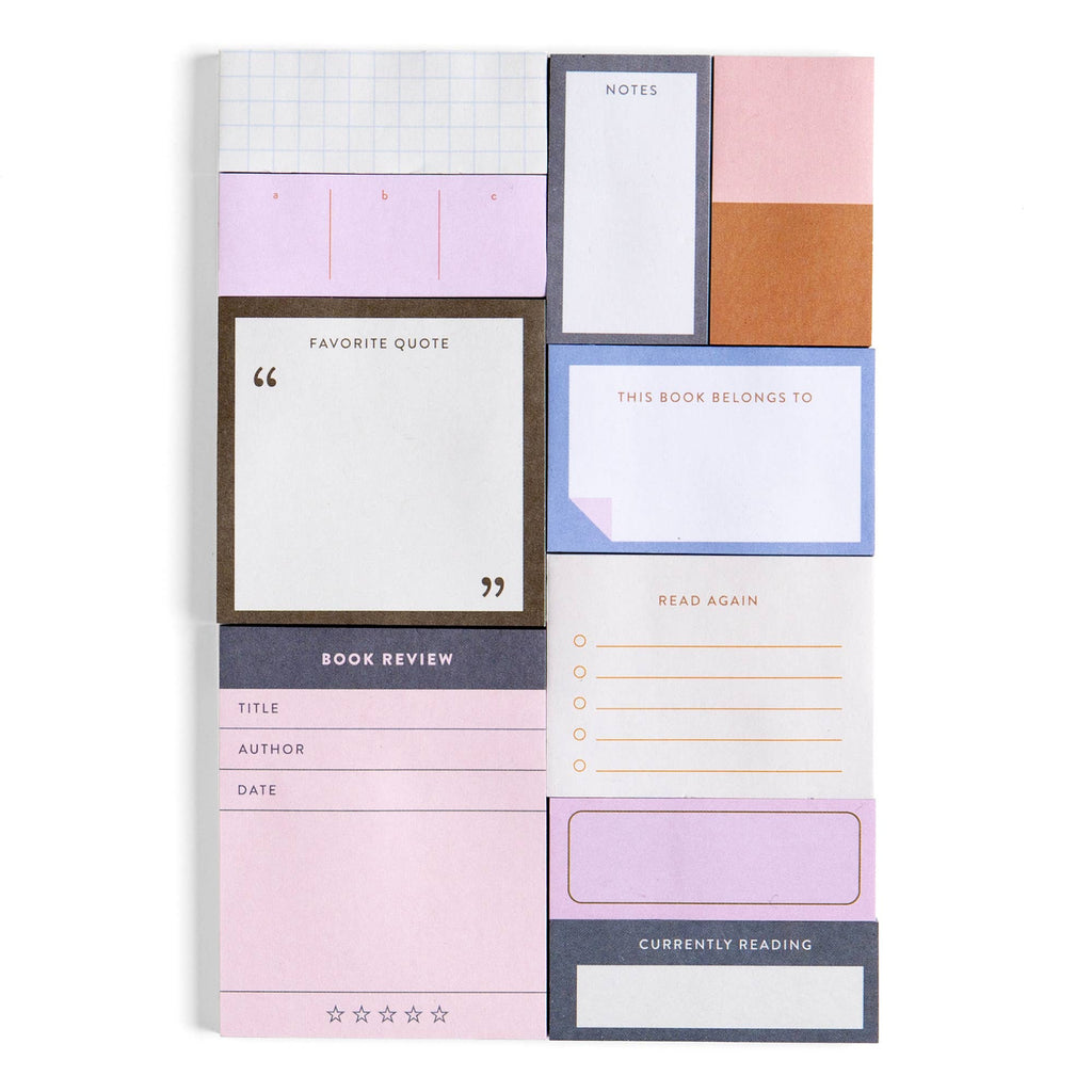 Sticky Note Notepads - Set of 10 Reader Edition