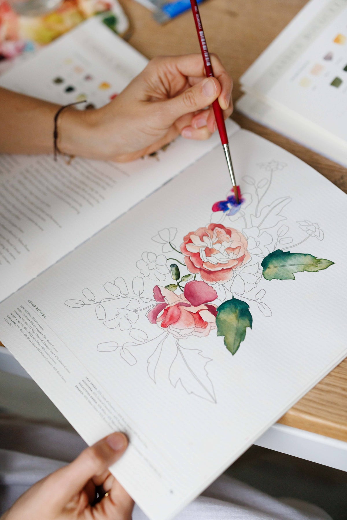 Watercolor Workbook: 30-Minute Beginner Projects