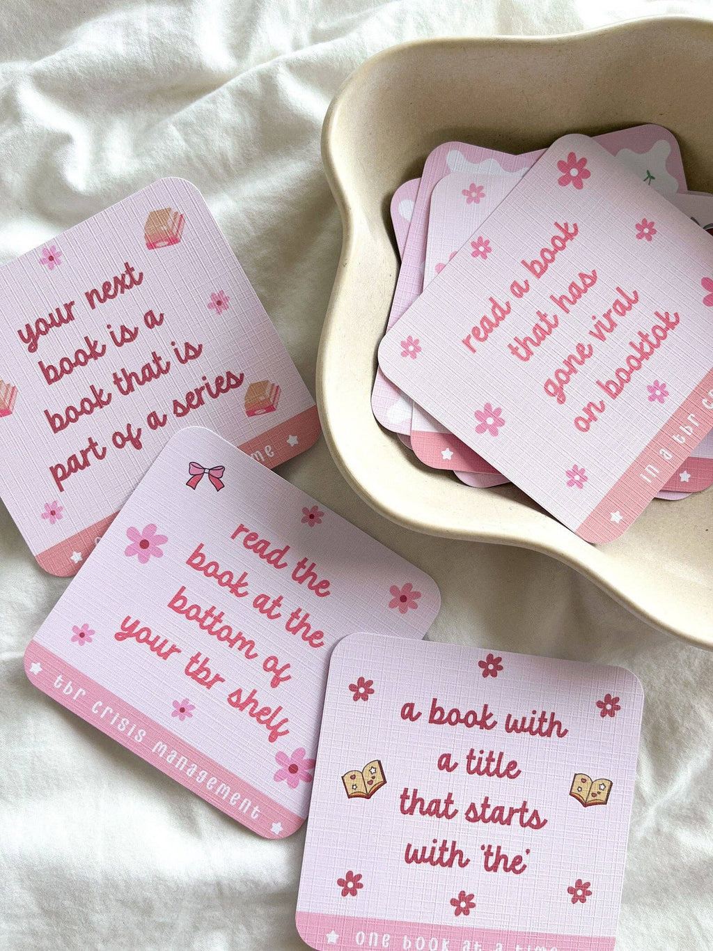 Romance TBR Cards