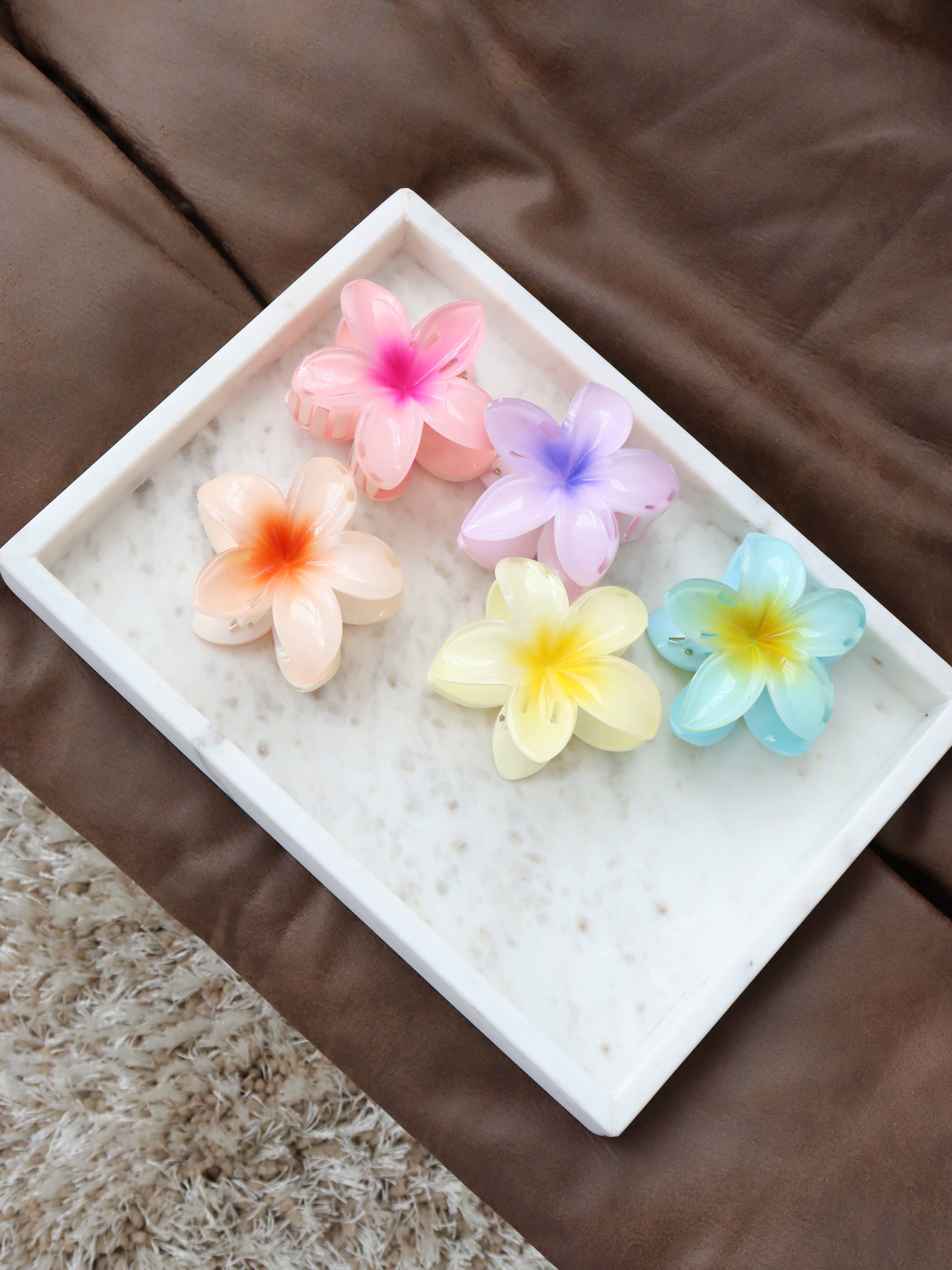 Aloha Flower Claw Clip (5cols)